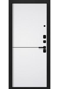 Входная дверь 10 см 2МДФ Графит Белуччи 