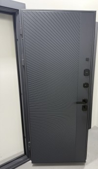 Входная дверь 9 см Концепт линии Муар RAL 7024 