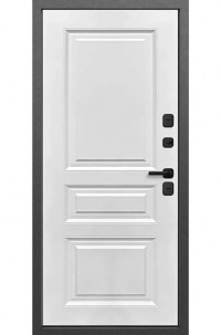 Входная дверь Luxor Термо Классика Муар 7024 Сатин белый 