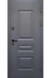 Входная дверь Luxor Термо Классика Муар 7024 Сатин белый 