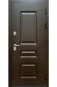 Входная дверь Luxor Термо Классика Муар 8019 Сатин белый 