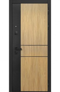 Входная дверь SMART 2 Черное стекло 