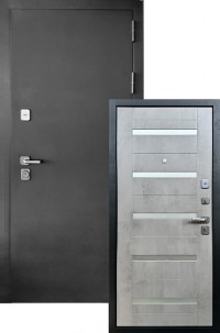 Входная дверь Страж 3К Люкс 04 Бетон Бетон серый