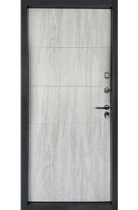 Входная дверь Страж ДС 3К Тепло Санторини белый 