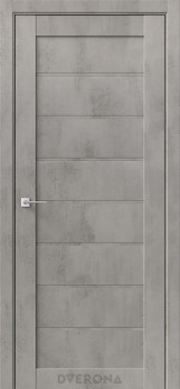 Межкомнатная дверь Альфа ДГ Бетон грей
