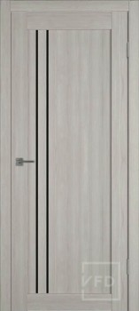 Межкомнатная дверь Atum 33 черное стекло Stone oak