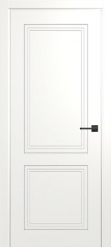 Межкомнатная дверь АБС Барселона-2 Софт эмаль белая PAD