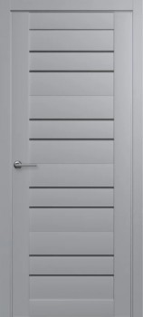 Межкомнатная дверь Тина 2 Серый винил