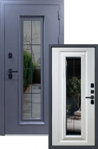 Входная дверь Termo Vetro Мах Pro Белый матовый Входная дверь Termo Vetro Мах Pro Белый матовый